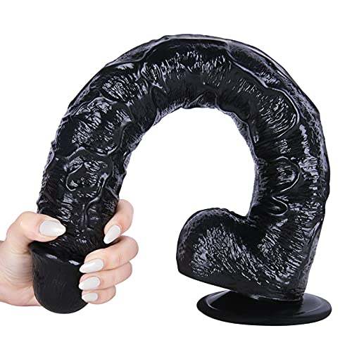ZWBHSH Anal Plug, Extra Lang 43cm Anal Dildo Kieselgel Vaginal Masturbation Buttplug Prostata Stimulator mit Starken Saugnapf Anal BDSM Sexspielzeug, für Weiblich Männer und Anfänger,Schwarz ZWBHSH Anal Plug, Extra Lang 43cm Anal Dildo Kieselgel Vaginal Masturbation Buttplug Prostata Stimulator mit Starken Saugnapf Anal BDSM Sexspielzeug, für Weiblich Männer und Anfänger,Schwarz von ZWBHSH