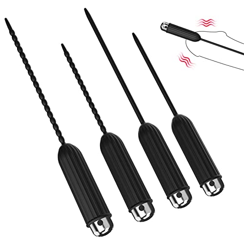 ZWBHSH Deluxe Silikon Harnröhre Dilator Penis Vibrator 10 Vibrationsmodi Penis Plug Wasserdicht Harnröhrenvibrator Prostata Massage Stimulator Sex Spielzeug Für Männe -USB-Ladung ZWBHSH Deluxe Silikon Harnröhre Dilator Penis Vibrator 10 Vibrationsmodi Penis Plug Wasserdicht Harnröhrenvibrator Prostata Massage Stimulator Sex Spielzeug Für Männe -USB-Ladung von ZWBHSH
