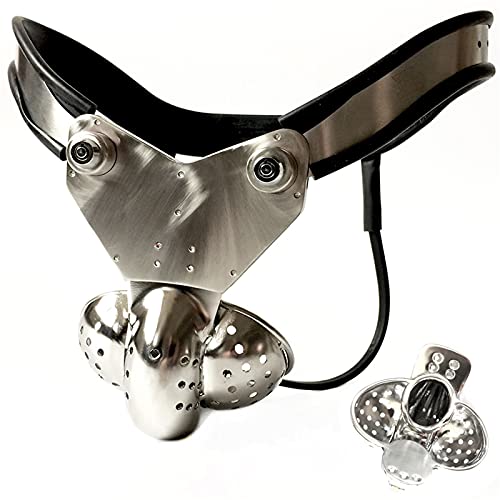 ZWBHSH Edelstahl Keuschheitsgürtel Peniskäfig Mit Abnehmbarem Analplug Klassisches Design Bondage Höschen Bündel Sexspielzeug Set Keuschheitsgürtel Mann Extrem Sex Toyset Herren,80/90cm ZWBHSH Edelstahl Keuschheitsgürtel Peniskäfig Mit Abnehmbarem Analplug Klassisches Design Bondage Höschen Bündel Sexspielzeug Set Keuschheitsgürtel Mann Extrem Sex Toyset Herren,80/90cm von ZWBHSH