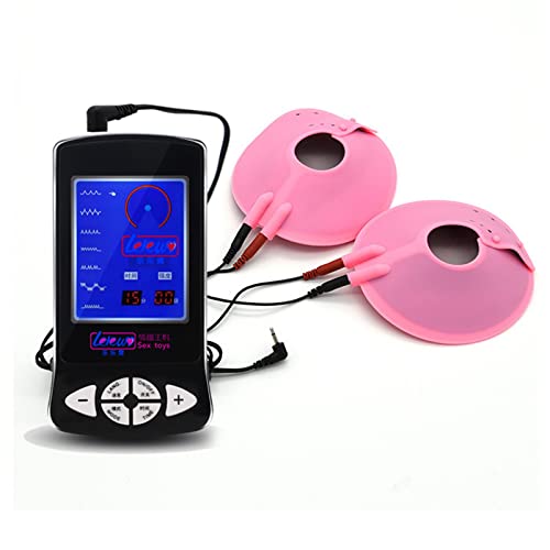 ZWBHSH Elektrostimulation Brustaufkleber Nippelklemmen Bondageset, Elektro Stimulation Kit Reizstromgerät Fetisch Sklavin SM Sexspielzeug Für Frauen Paare, D-Stil ZWBHSH Elektrostimulation Brustaufkleber Nippelklemmen Bondageset, Elektro Stimulation Kit Reizstromgerät Fetisch Sklavin SM Sexspielzeug Für Frauen Paare, D-Stil von ZWBHSH