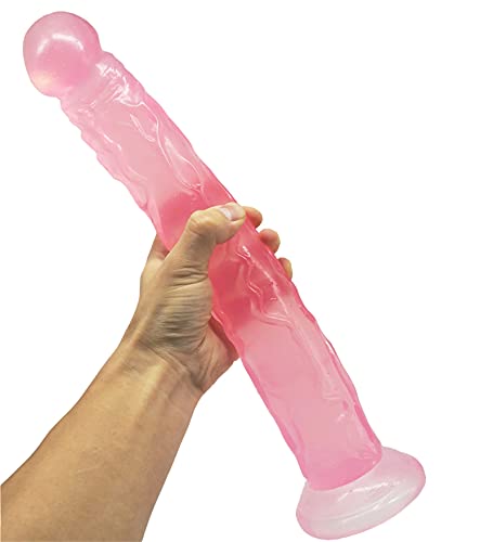 ZWBHSH Extra Lang 35cm Riesen Dildo Silikon Real Dong üBergroße Penisreplik Big Dildo Weiblich G-Punkt und Masturbator Dicker Dildo BDSM Sexspielzeug mit Starken Saugnapf,Rosa ZWBHSH Extra Lang 35cm Riesen Dildo Silikon Real Dong üBergroße Penisreplik Big Dildo Weiblich G-Punkt und Masturbator Dicker Dildo BDSM Sexspielzeug mit Starken Saugnapf,Rosa von ZWBHSH
