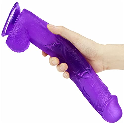 ZWBHSH Extra Lang Big Dildo 32cm Silikon Weiblich Masturbator Riesen Dildo mit Starken Saugnapf üBergroßE Penisreplik für G-Punkt und Analstimulation Realistischer Dildo BDSM Sexspielzeu,Lila ZWBHSH Extra Lang Big Dildo 32cm Silikon Weiblich Masturbator Riesen Dildo mit Starken Saugnapf üBergroßE Penisreplik für G-Punkt und Analstimulation Realistischer Dildo BDSM Sexspielzeu,Lila von ZWBHSH