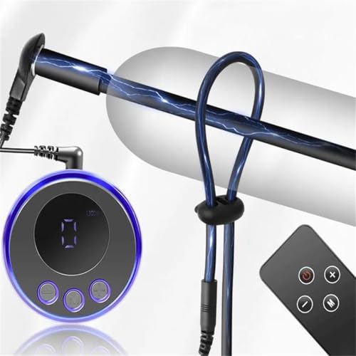 ZWBHSH Extra Lang Elektro Schock Harnröhren Dilatator BDSM Masturbation Silikon Penis Plug Elektrostimulation Urethral Dilator Prostata Stimulator Massagegerät SM Sexspielzeug Für Männer ZWBHSH Extra Lang Elektro Schock Harnröhren Dilatator BDSM Masturbation Silikon Penis Plug Elektrostimulation Urethral Dilator Prostata Stimulator Massagegerät SM Sexspielzeug Für Männer von ZWBHSH