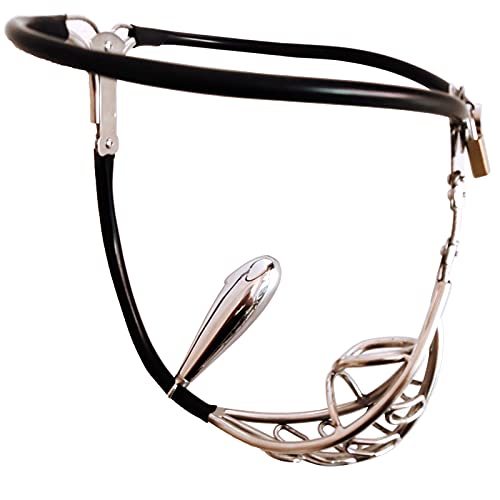 ZWBHSH Keuschheitsgürtel Mann Hohler Peniskäfig Mit Abnehmbarem Anal Plug 304 Edelstahlmaterial Unsichtbares Design Männer Sex Sexspielzeug Fetisch Sklave Bondage Set 60-150Cm,Schwarz,100/110cm ZWBHSH Keuschheitsgürtel Mann Hohler Peniskäfig Mit Abnehmbarem Anal Plug 304 Edelstahlmaterial Unsichtbares Design Männer Sex Sexspielzeug Fetisch Sklave Bondage Set 60-150Cm,Schwarz,100/110cm von ZWBHSH