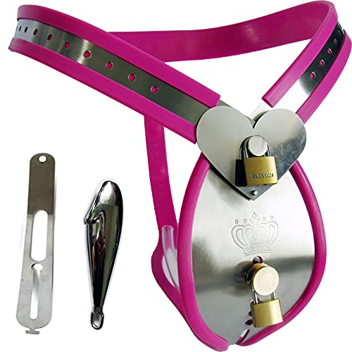ZWBHSH Keuschheitsgürtel Peniskäfig Edelstahl Keuschheitsgürtel Mann Extrem Mit Katheter Und Abnehmbarem Analplug Männer Sex Sexspielzeug Fetisch Sklave Bondage Set Sexy Höschen/Pink,80/90cm ZWBHSH Keuschheitsgürtel Peniskäfig Edelstahl Keuschheitsgürtel Mann Extrem Mit Katheter Und Abnehmbarem Analplug Männer Sex Sexspielzeug Fetisch Sklave Bondage Set Sexy Höschen/Pink,80/90cm von ZWBHSH