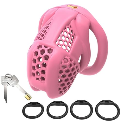 ZWBHSH Neu Peniskäfig Set mit 4 Penisring 3D Harz Keuschheitskäfig Atmungsaktiver keuschheitsgürtel Chastity cage Extrem Bondage Sklave Penis Käfig SM Keuschheit Gerät Sexspielzeug für Männer ZWBHSH Neu Peniskäfig Set mit 4 Penisring 3D Harz Keuschheitskäfig Atmungsaktiver keuschheitsgürtel Chastity cage Extrem Bondage Sklave Penis Käfig SM Keuschheit Gerät Sexspielzeug für Männer von ZWBHSH