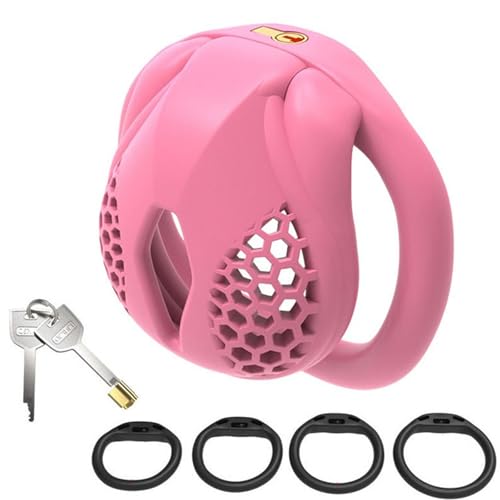 ZWBHSH Neu Peniskäfig Set mit 4 Penisring 3D Harz Keuschheitskäfig Atmungsaktiver keuschheitsgürtel Chastity cage Extrem Bondage Sklave Penis Käfig SM Keuschheit Gerät Sexspielzeug für Männer ZWBHSH Neu Peniskäfig Set mit 4 Penisring 3D Harz Keuschheitskäfig Atmungsaktiver keuschheitsgürtel Chastity cage Extrem Bondage Sklave Penis Käfig SM Keuschheit Gerät Sexspielzeug für Männer von ZWBHSH