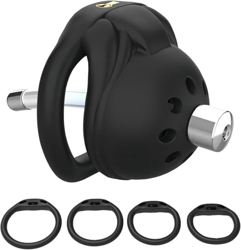 ZWBHSH Peniskäfig Set Mit 4 Ring Atmungsaktive keuschheitskäfig Herren 3D Nylonharz keuschheitsgürtel Chastity cage Keuschheit Gerät Penis Übung Bondage Sklave Sex Spielzeug für Männer ZWBHSH Peniskäfig Set Mit 4 Ring Atmungsaktive keuschheitskäfig Herren 3D Nylonharz keuschheitsgürtel Chastity cage Keuschheit Gerät Penis Übung Bondage Sklave Sex Spielzeug für Männer von ZWBHSH