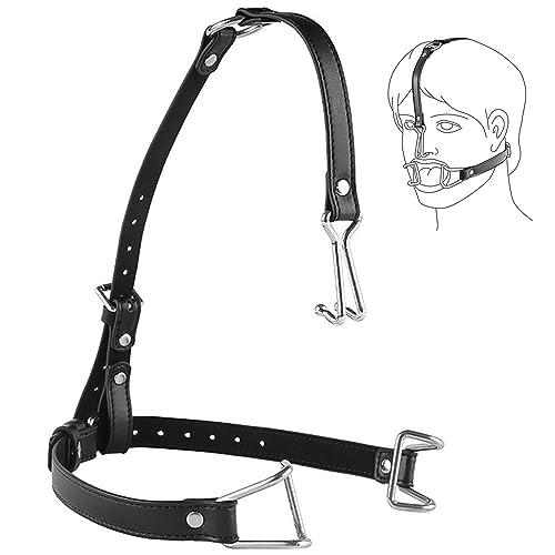 ZWBHSH SM Knebel Bondage Mundknebel mit Metall Nasenhaken Sex Spiele Abschließbarer Mundspreizer Sklave Devote BDSM Gag Ringknebel Verstellbarer Erotik Sexspielzeug für Anfänger Profis Sexy Toy ZWBHSH SM Knebel Bondage Mundknebel mit Metall Nasenhaken Sex Spiele Abschließbarer Mundspreizer Sklave Devote BDSM Gag Ringknebel Verstellbarer Erotik Sexspielzeug für Anfänger Profis Sexy Toy von ZWBHSH