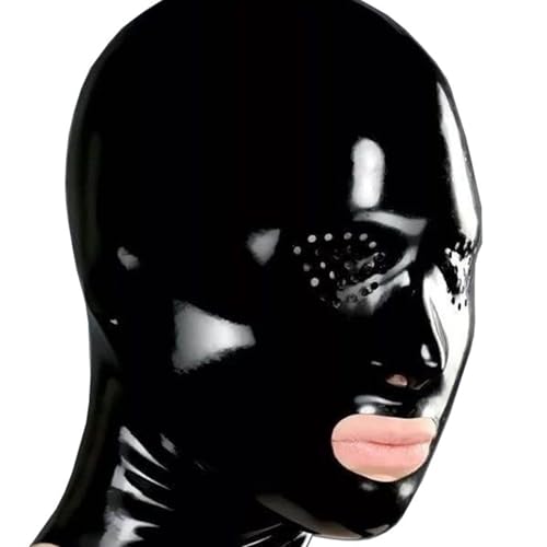 ZWBHSH SM Maske BDSM Latex Haubenmaske mit Reißverschluss Latexmaske Sex Fetisch Maske Bondage Maske Party Cosplay Halloween Gummimaske Club Mask Sexspielzeug Für Männer Frauen ZWBHSH SM Maske BDSM Latex Haubenmaske mit Reißverschluss Latexmaske Sex Fetisch Maske Bondage Maske Party Cosplay Halloween Gummimaske Club Mask Sexspielzeug Für Männer Frauen von ZWBHSH
