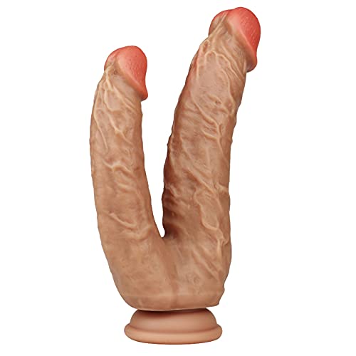 ZWBHSH XXL Dildo Doppeldildo Zwei Layer Silikon Anal Dildo Mit Saugnapf Penisnachbildung Echter Eichel Und Venen Vagina Anal Doppelpenetration Realistischer Dildo Masturbator Sexspielzeug Für Frauen ZWBHSH XXL Dildo Doppeldildo Zwei Layer Silikon Anal Dildo Mit Saugnapf Penisnachbildung Echter Eichel Und Venen Vagina Anal Doppelpenetration Realistischer Dildo Masturbator Sexspielzeug Für Frauen von ZWBHSH