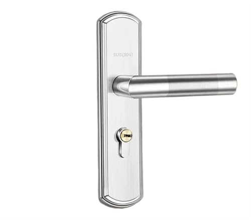 ZWCSHUU Türgriff Apartment Zimmer Holz Türschloss Set Haus Diebstahlsicherung Innentür Schlafzimmermöbel Sicherheitsschloss for Haustüren mit Schlüssel(G type) von ZWCSHUU