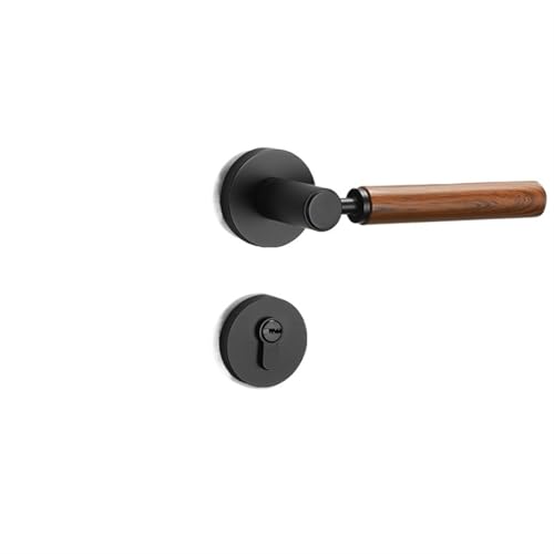 ZWCSHUU Türgriff Türschlossgriff-Set for Schlafzimmer aus Zinklegierung, geräuschloses Sicherheitstürschloss for den Innenbereich, universelles Riegelschloss, Haushaltshardware(A1) von ZWCSHUU