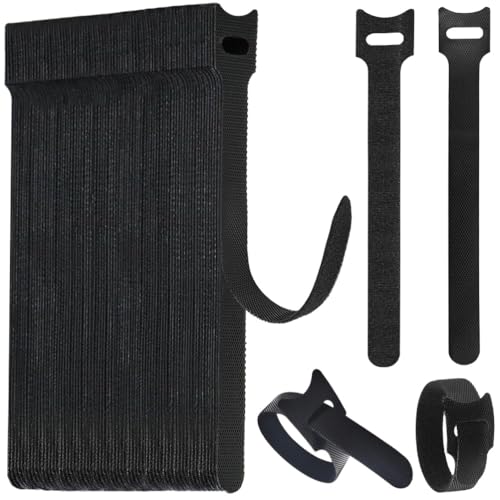 Kabelmanagement Vorteil Set, 60 Stück Kabelhalter und 5 Stück Kabelbinder. ZWERKZEUG® Kabelhalter Kabelclips selbstklebend mit starke 3M Kleber, Kabelbinder in Set erhältlich von ZWERKZEUG