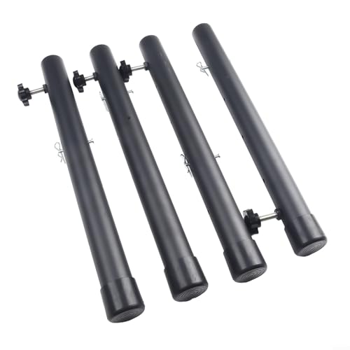 4 Stück Tischbeinverlängerungen für Klapptische, höhenverstellbar für mehr Komfort, geeignet für verschiedene Beintypen (44 cm) von ZWEquipint