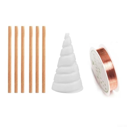 Elektrokultur Gartengeräte mit 99% Kupferdraht und Holzpfähle für optimales Wachstum in Ihrem Garten (klein) von ZWEquipint