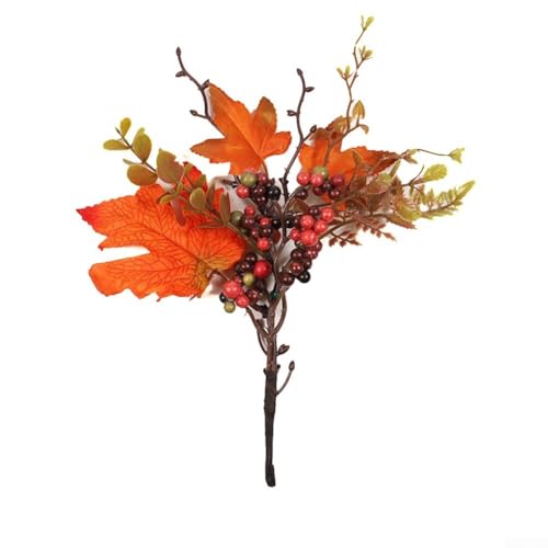 Faux Maple Leaves Branch for Seasonal Decoration Suitable for Various Occasions and Settings (G) von ZWEquipint