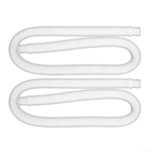 Für 2 Stück 1 Für 25 Zoll Schlauch Für Aufstell-Poolpumpe Polyethylen, Kompatibel mit Verschiedenen Filtrationspumpen (Weiß) von ZWEquipint