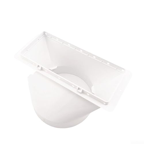 Für Haier tragbare Klimaanlagen-Abluftschlauch-Anschlussadapter, flacher runder Kopf, kompatibel mit 130 mm, 150 mm (flache Schnittstelle 130 mm) von ZWEquipint
