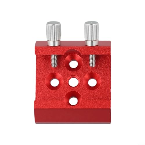 Für Sucherfernrohr-Halterung, Schwalbenschwanz-Basis, stabile Aluminiumlegierung mit positivem Verriegelungsmechanismus für Stabilität (rot) von ZWEquipint