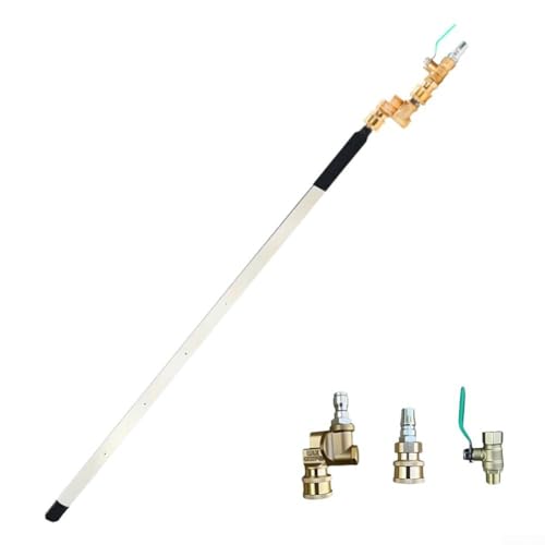 Heizkörper-Reinigungswerkzeug aus Edelstahl, mit 4500 PSI Hochdruckreiniger-Aufsatz, 60 cm lange Reichweite, Heizkörperspüler-Set (B) von ZWEquipint