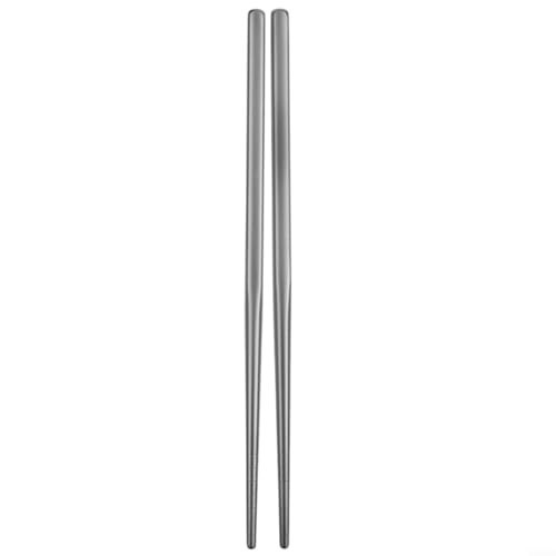 Kompakte und tragbare rutschfeste Essstäbchen für das Essen zu Hause oder (matt 195 mm) von ZWEquipint