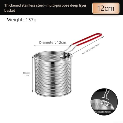 Mehrzweck-Nudelkorb mit Siebfunktion zum Kochen, passend für verschiedene mittelgroße Töpfe, geeignet zum Dämpfen von Brötchen, Gemüse, Eiern und Abtropfen von Nudeln (01) von ZWEquipint