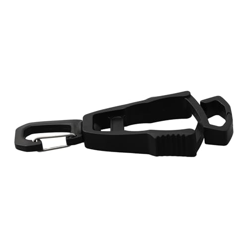 Nylon-Clip-Haken, eine praktische Lösung, um Ihre Outdoor-Ausrüstung organisiert und zugänglich zu halten (schwarz) von ZWEquipint