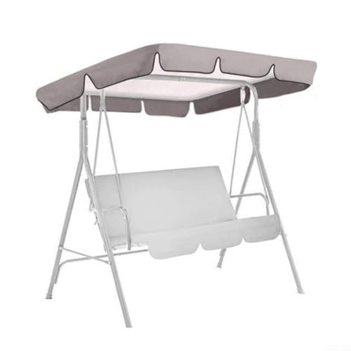 Outdoor-Schaukelabdeckung aus 420D Oxford-Tuch, wasserdichtes und staubdichtes Design für jedes Wetter (164 * 114 * 15 cm, Schwarz) von ZWEquipint