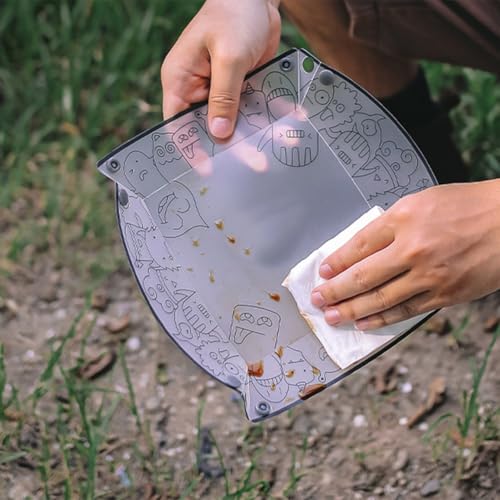Outdoor Silikon Cup 19g Faltbares Geschirr entworfen für Camping Abenteuer (A) von ZWEquipint