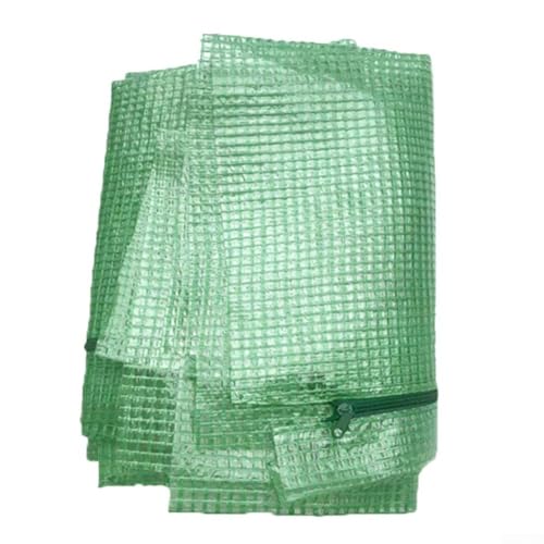 Premium-Gewächshausabdeckung zum Schutz der Pflanzen vor Kälte und Schnee, transparentes PVC für optimales Wachstum, kompaktes faltbares Design, 69 x 49 x 158 cm (grün) von ZWEquipint