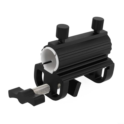 Regenschirmhalter aus Aluminium für Decks, kompakt und einfach zu transportieren, Klemme für Outdoor-Spaß (schwarz) von ZWEquipint
