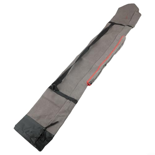 Robuste Canvas-Tasche für Angelausrüstung und Regenschirme, inklusive Seitentasche für kleine Utensilien (grau) von ZWEquipint