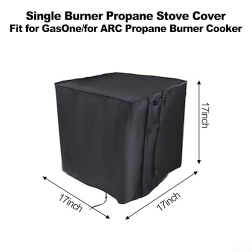 Schutzhülle für Gasherd, robustes Design für Outdoor-Brenner, wasserdicht und leicht zu reinigen (43,2 x 43,2 x 43,2 cm) von ZWEquipint