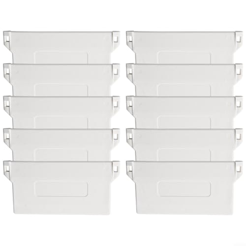 Set mit 10 Lamellen für vertikale Jalousien, zuverlässige Ersatzteile für Ihre Fensterbehandlungen (127 mm) von ZWEquipint