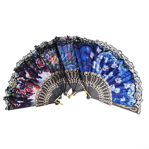 Tragbarer Stofffächer für Hochzeiten, schöner Blumendruck für Dekoration Tragbarer Stofffächer für Hochzeiten, schöner Blumendruck für Dekoration von ZWEquipint