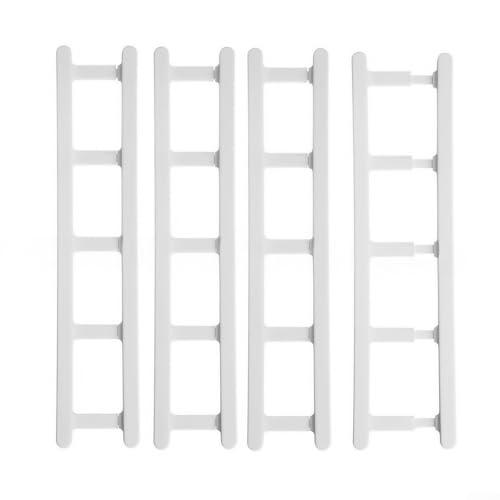 ZWEquipint Verstellbare Wandhalterung, Kaffeekapselhalter, Unterschrank, Aufbewahrungsregal, weißer Kunststoff, Leiter-Stil, Küchenzubehör ZWEquipint Verstellbare Wandhalterung, Kaffeekapselhalter, Unterschrank, Aufbewahrungsregal, weißer Kunststoff, Leiter-Stil, Küchenzubehör von ZWEquipint