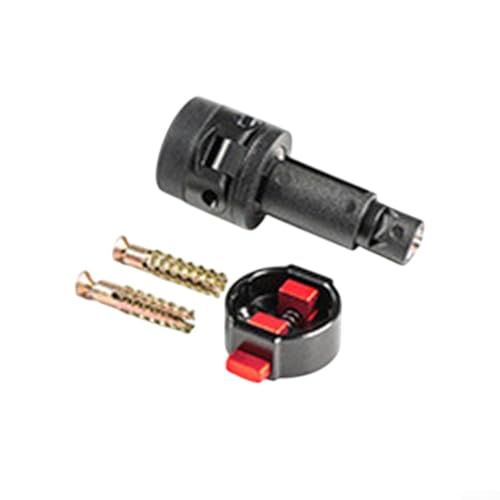 ZWEquipint Vertikaler Fahrrad-Wandhalter aus Aluminiumlegierung mit Haken für Mountainbikes und Rennräder, platzsparende Fahrradaufbewahrung für den Innenbereich (Mountainbike, schwarz) von ZWEquipint