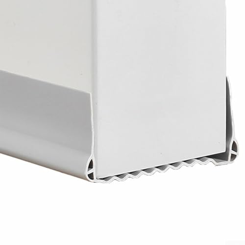 Zugluftstopper für Tür in individueller Länge für effektiven Kälteschutz und Geräuschreduzierung (L grau) von ZWEquipint