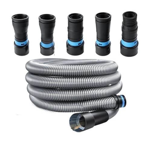 1 1/4 Zoll X 10 Fuß Staubsammelschlauch-Set For Heim- Und Staubsaugersysteme Mit 5 Adaptern For Vakuumschläuche For Holzbearbeitungs-Elektrowerkzeuge 1 1/4 Zoll X 10 Fuß Staubsammelschlauch-Set For Heim- Und Staubsaugersysteme Mit 5 Adaptern For Vakuumschläuche For Holzbearbeitungs-Elektrowerkzeuge von ZWFYJEWU