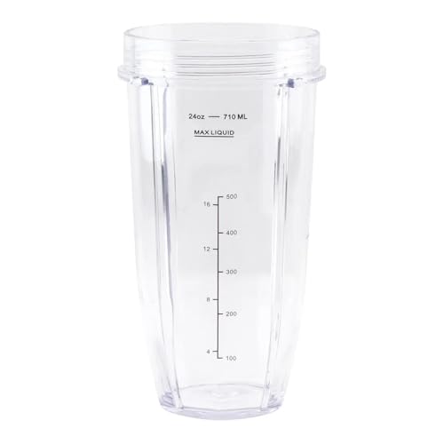 24OZ Mixerbecher, Kompatibel Mit Ninja, BL480 BL450 BL640 BL490 BL680 NN100 BL682 BL2012 CT640 CT800 BN400 CL401A SS100 BN750, Leicht Zu Reinigen 24OZ Mixerbecher, Kompatibel Mit Ninja, BL480 BL450 BL640 BL490 BL680 NN100 BL682 BL2012 CT640 CT800 BN400 CL401A SS100 BN750, Leicht Zu Reinigen von ZWFYJEWU