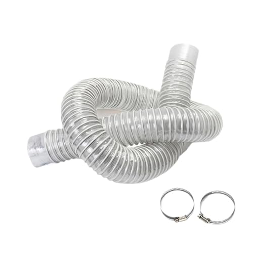 50 Mm Innendurchmesser Staubsaugerschlauch Balg PVC Industrielles Staubsammelrohr Holzbearbeitung Graviermaschine Staubentfernungsrohr Vakuumschlauch(3m) von ZWFYJEWU