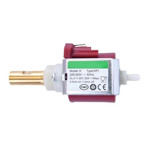 KP1 220 V 53 W Elektromagnetische Pumpe For Schrank/Kaffeemaschine, Ersatz For Wasserpumpe, Kompatibel Mit ULKA, EX5, Kompatibel Mit Defond, P500U, Geräuscharm(KP1 53W) von ZWFYJEWU