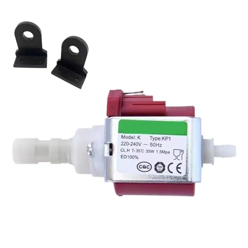 KP1 AC 220 V - 240 V 35 W 53 W 1,5 MPa Micro Elektromagnetische Magnetpumpe For Dampf Ruß Maschine Generator Geräuscharm(KP1 35W and holder) von ZWFYJEWU