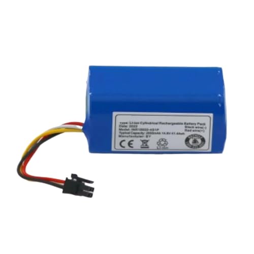 ZWFYJEWU 14,4 V 2800 MAh 3400 MAh Li-Ionen-Akku, Kompatibel Mit Ursus, Kompatibel Mit Trotter, BP14426E 4INR19/66 Roboter-Staubsauger-Akku-Zubehörteil(1pcs 2800mAh Battery) von ZWFYJEWU