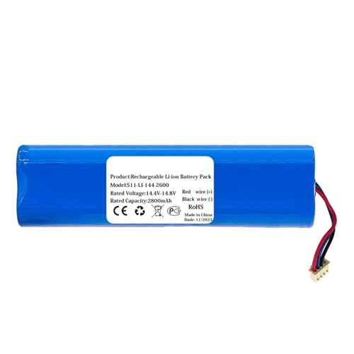 ZWFYJEWU 3400 MAh Li-Ionen-Akku, Kompatibel Mit Yeedi, S11-LI-144-2600 Roboterstaubsauger(2800mAh) von ZWFYJEWU