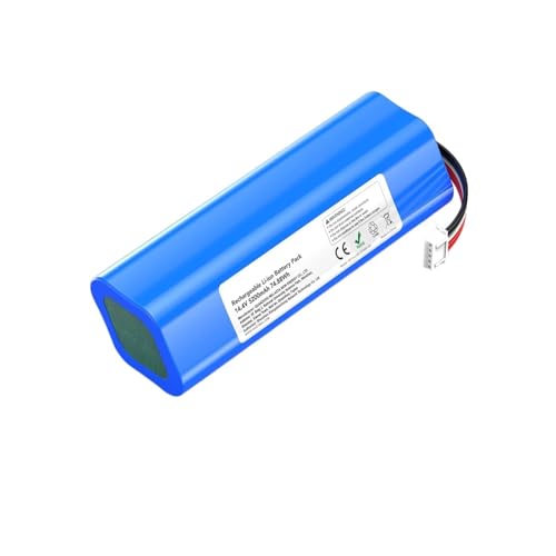 ZWFYJEWU 5200 MAh 14,4 V Li-Ionen-Akku, Ersatzakkus for Roboterstaubsauger, Kompatibel Mit Ecovacs, Kompatibel Mit Deebot, X1 Ozmo T5 T8 T9 950 DX9G DX93 DX96 ZWFYJEWU 5200 MAh 14,4 V Li-Ionen-Akku, Ersatzakkus for Roboterstaubsauger, Kompatibel Mit Ecovacs, Kompatibel Mit Deebot, X1 Ozmo T5 T8 T9 950 DX9G DX93 DX96 von ZWFYJEWU