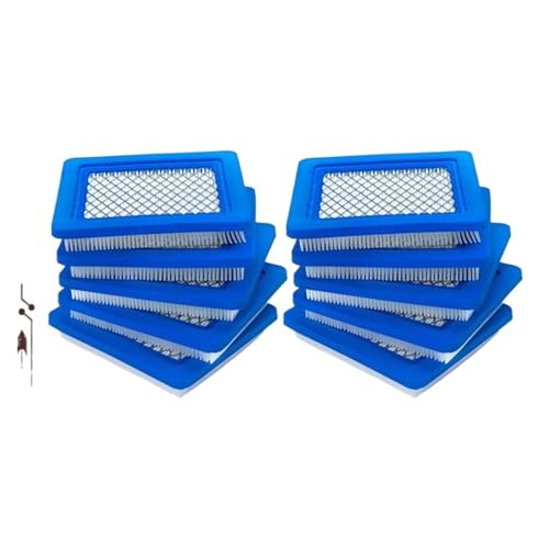 ZWFYJEWU Ersatz-Luftfilterpatrone for Rasenmäher, Zubehör for Rasenmäher, Kompatibel Mit Briggs, Kompatibel Mit Stratton, 491588s 399959, Schubmäher(10pcs) von ZWFYJEWU