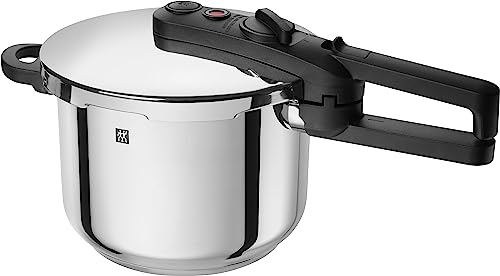 ZWILLING EcoQuick II Schnellkochtopf/Dampfdrucktopf, Ø 22 cm, 6L, für alle Herdarten inkl. Induktion, 18/10 Edelstahl, Silber von ZWILLING