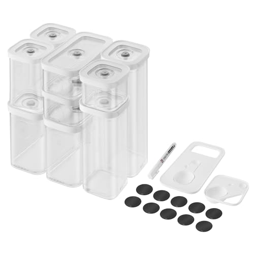 ZWILLING Fresh & Save Cube Aufbewahrungs-Organizer, 5-teiliges mittelgroßes Set, Speisekammer-Organizer und Aufbewahrung, Kunststoff, BPA-frei, luftdicht, für trockene Lebensmittel, zur Aufbewahrung ZWILLING Fresh & Save Cube Aufbewahrungs-Organizer, 5-teiliges mittelgroßes Set, Speisekammer-Organizer und Aufbewahrung, Kunststoff, BPA-frei, luftdicht, für trockene Lebensmittel, zur Aufbewahrung von ZWILLING